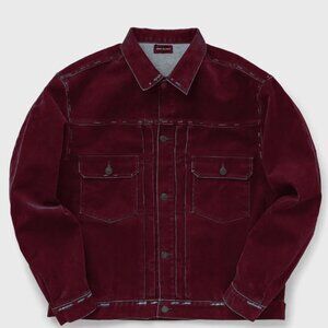 JOHN ELLIOTT -THUMPER JACKET TYPE II CRUSH FLOCK - BURGUNDY